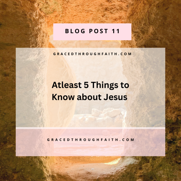 At Least 5 Things to Know About Jesus Christ