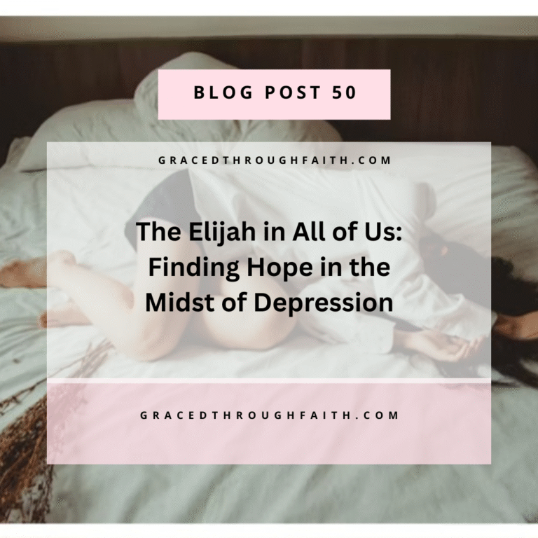 Depression And Finding Hope in the Midst of it :The Elijah In All of Us