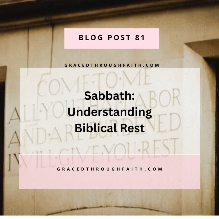 Sabbath: Understanding Biblical Rest