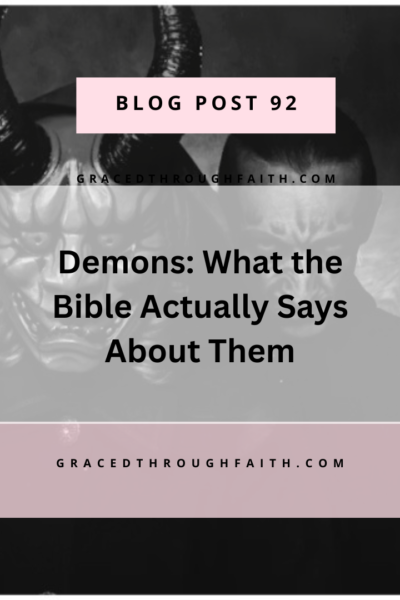 demons : what the bible actually says about them