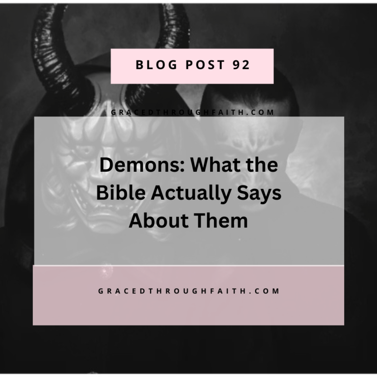 demons : what the bible actually says about them